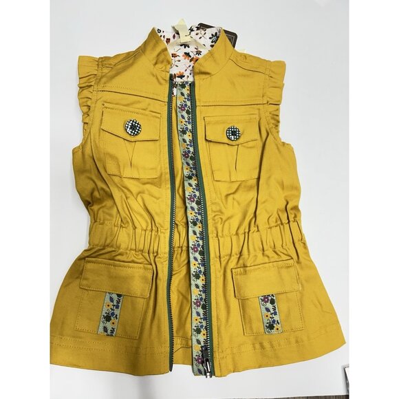 Matilda Jane Shoot for the Stars Girls Vest Size 2 Outdoor Adventure Safari Fall - Picture 5 of 7